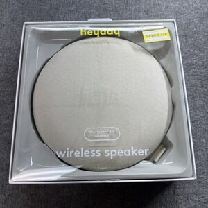 Heyday Round‎ Lightweight Wireless Bluetooth Speaker 16H Playtime 33Ft Range